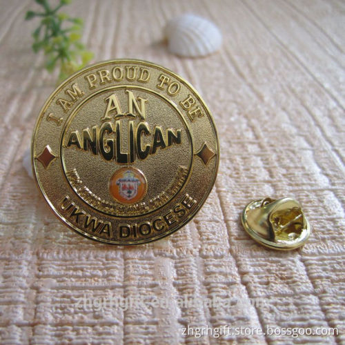 High Quality Standard Lapel Pin Gold Metal LAPEL PIN Badge